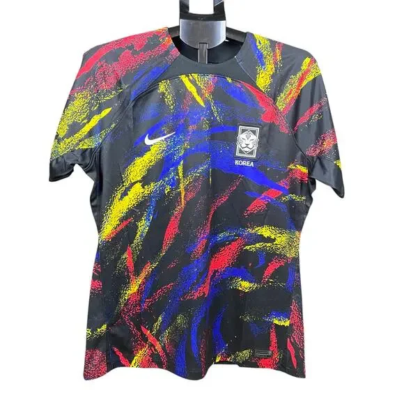 Men's Nike Black South Korea National Team Jersey - Picture 2 of 8